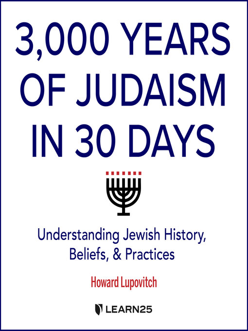 Title details for 3,000 Years of Judaism in 30 Days by Howard Lupovitch - Available